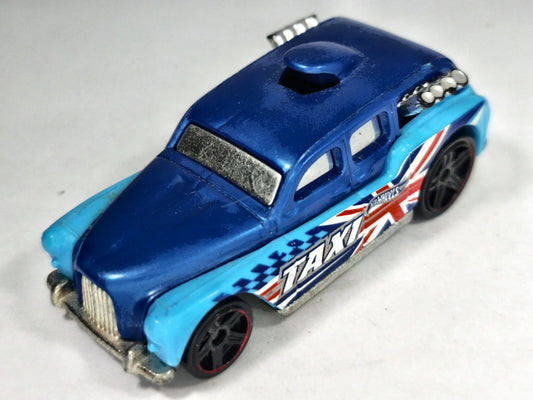 ROCKIN' CAB TAXI Hot Wheels 2005-2014 Niebieski 1:64 – zdjęcie 2