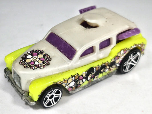 COCKNEY CAB II Hot Wheels 2005-2014 Biały 1:64 – zdjęcie 2