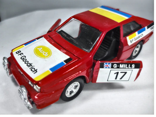 Audi Quattro (B2) Mira '80 Czerwony 1:32 Made in Spain – zdjęcie 2