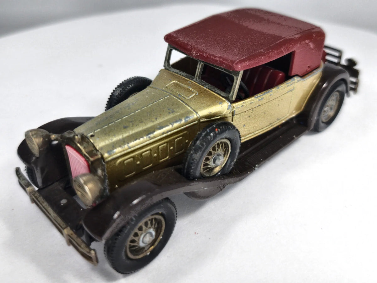 1930 Packard Victoria Matchbox 1969 Brązowy 1:43 Made in England – zdjęcie 2
