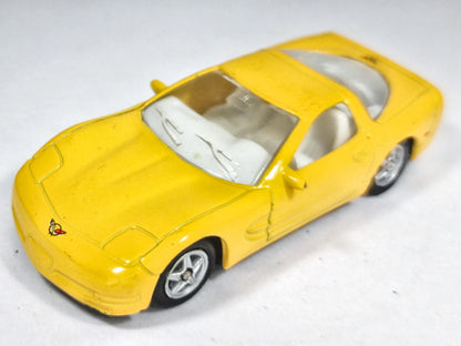 Chevrolet 1999 Corvette Welly 1999 1:64 Luzak Żółty – zdjęcie 2