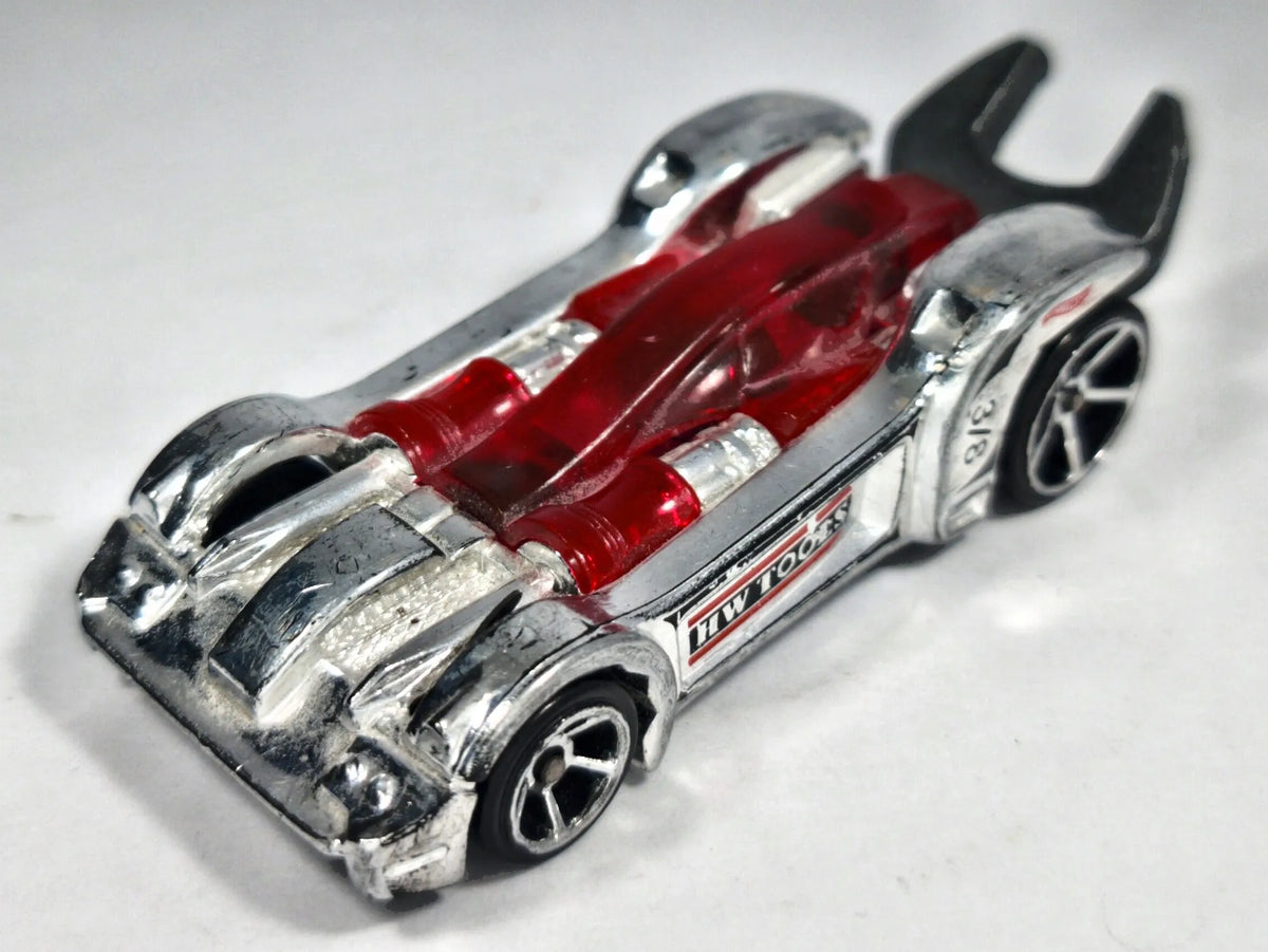 Tooligan HW Tools Hot Wheels 2009 Srebrny 1:64 – zdjęcie 2