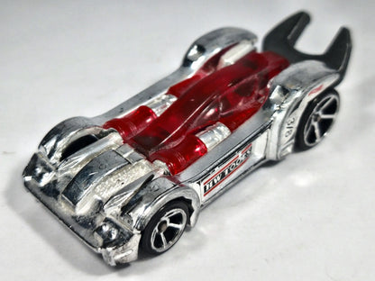 Tooligan HW Tools Hot Wheels 2009 Srebrny 1:64 – zdjęcie 2