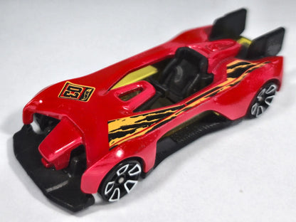 Electro Silhouette Hot Wheels 2018 HW Roadsters 1:64 53 Luzak Czerwony – zdjęcie 2