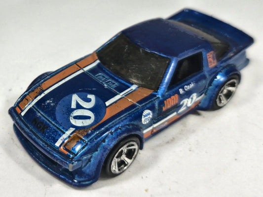 Mazda Rx-7 Hot Wheels 2011 1:64 JDM Luzak Niebieski – zdjęcie 2