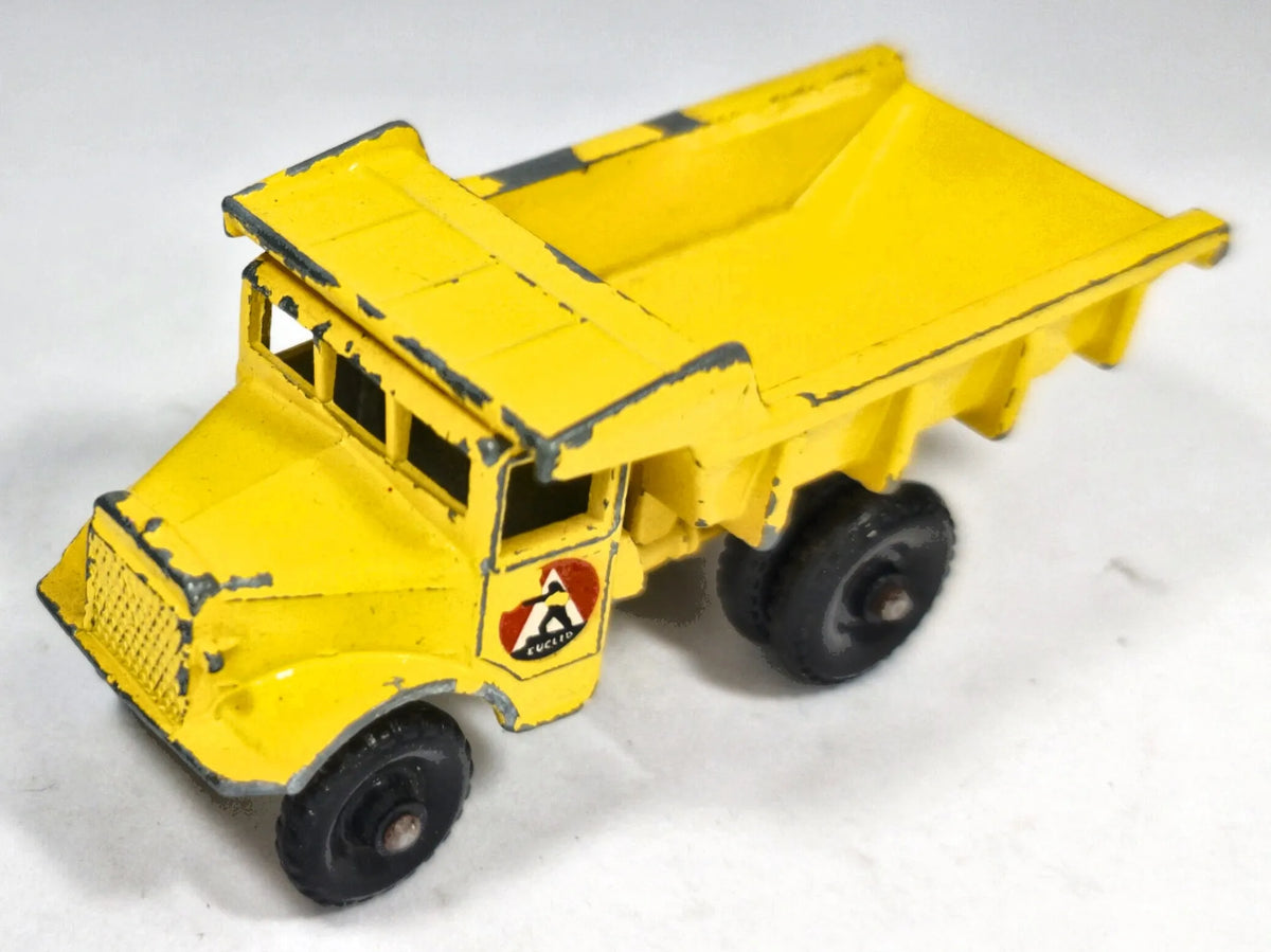 DUMP TRUCK Matchbox '60 Żółty 1:87 Made in England – zdjęcie 2