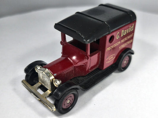 T Ford Van Corgi Bordowy 1:40 Made in Great Britain – zdjęcie 2