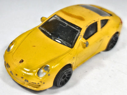 Porsche 911 Carrera Majorette 2001 1:58 Luzak Żółty – zdjęcie 2