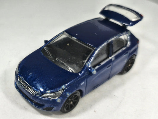 Peugeot 308 Majorette 1:56 Luzak Niebieski – zdjęcie 2