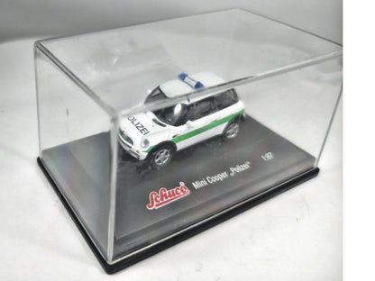 Mini Cooper Polizei Policja Schuco Biały 1:87 – zdjęcie 2