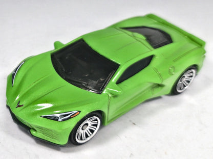 2020 Chevy Corvette Matchbox 2019 1:64 Zielony Sportowy – zdjęcie 2