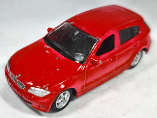 BMW 120I Welly 1:60 Luzak Czerwony – zdjęcie 2