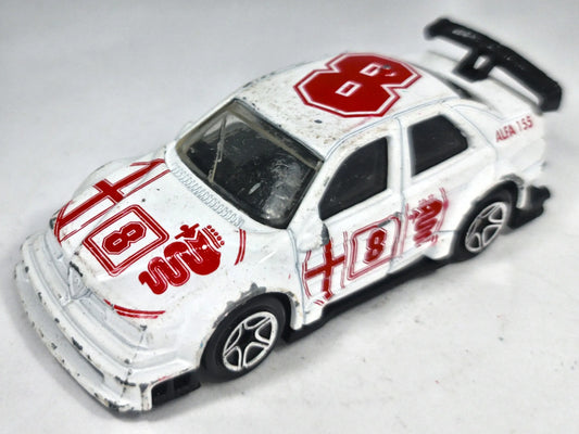 Alfa Romeo 155 Matchbox 1996 1:45 8 Luzak Biały – zdjęcie 2