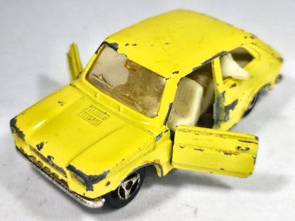 FIAT 127 Majorette Żółty 1:48 Made in France – zdjęcie 2