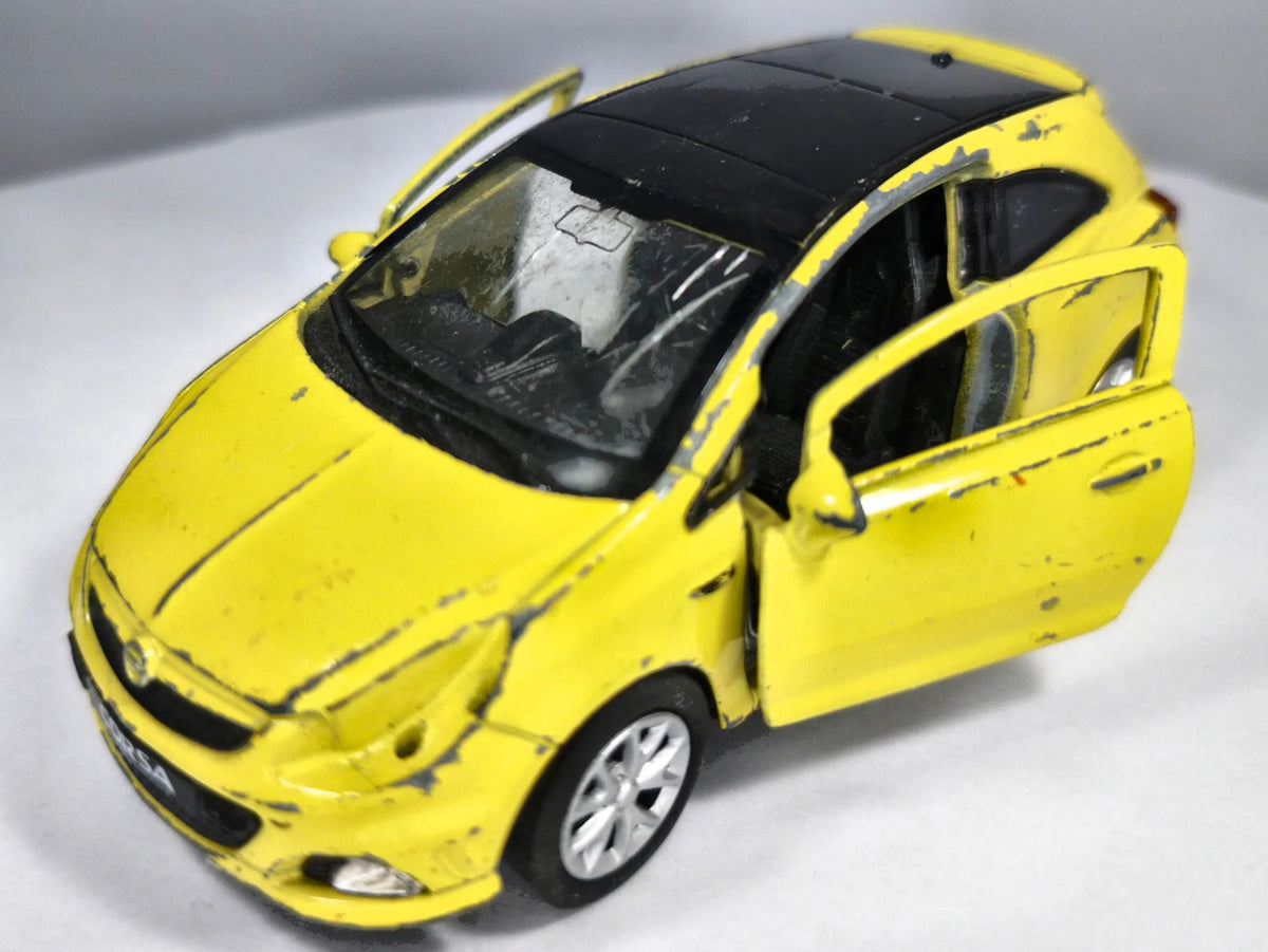 OPEL CORSA OPC Welly Żółty 1:32 – zdjęcie 2
