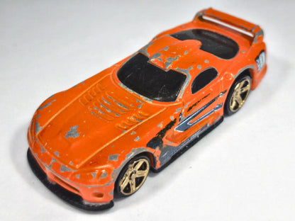 DODGE VIPER GTS-R, Hot Wheels, Die cast H26, Pomarańczowy, 1:64, Resoraki – zdjęcie 2