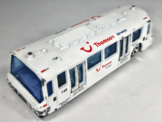 THOMSON AIRWAYS AIRPORT BUS Realtoy '90 Biały 1:72 – zdjęcie 2