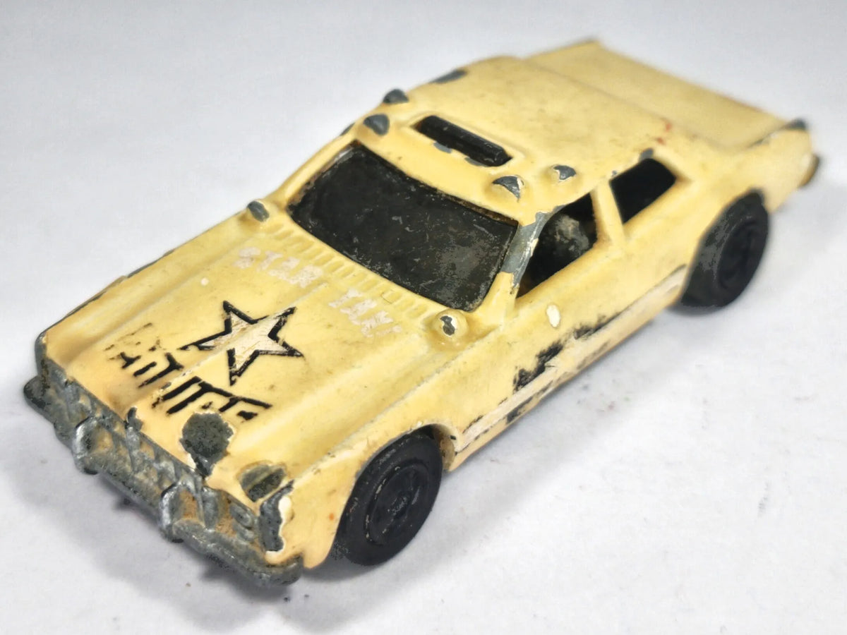 SHERIFF PATROL JAK DODGE MONACO, Hot Wheels 1977, Kremowy, 1:64, Resoraki – zdjęcie 2