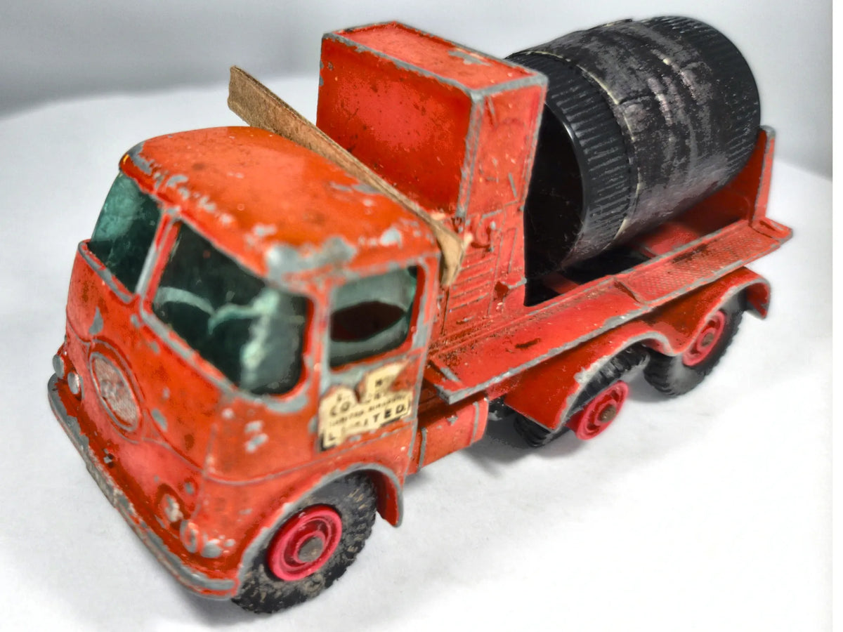 READY-MIX CONCRETE TRUCK Matchbox '60 Czerwony 1:43 Made in England – zdjęcie 2