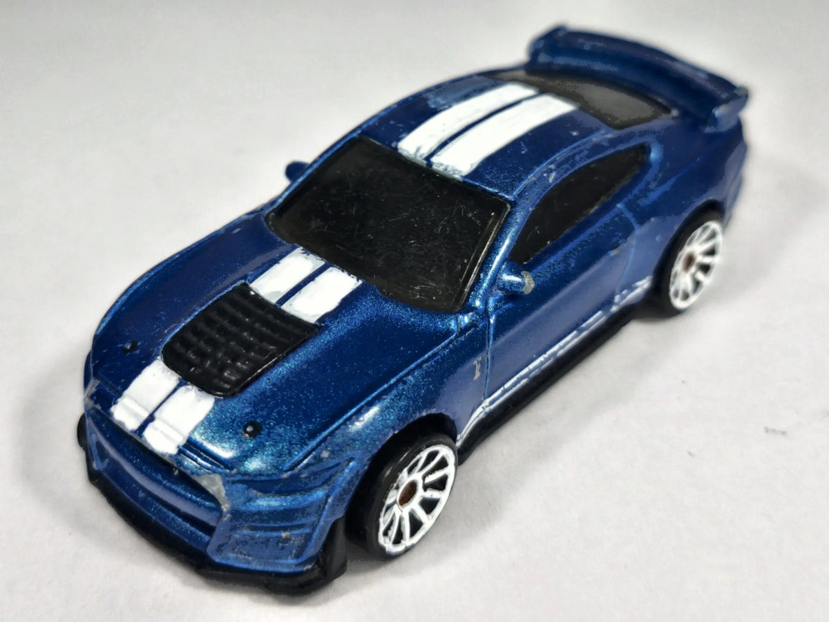 FORD SHELBY GT500, Hot Wheels 2020, Die cast GHB32, Niebieski 1:64 Resoraki – zdjęcie 2