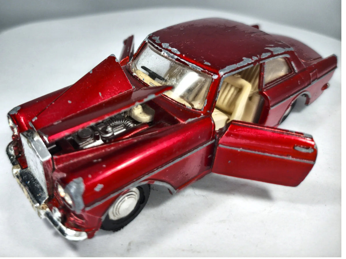 Rolls Royce Silver Cloud III Dinky Toys '60 Czerwony 1:39 Made in England – zdjęcie 2