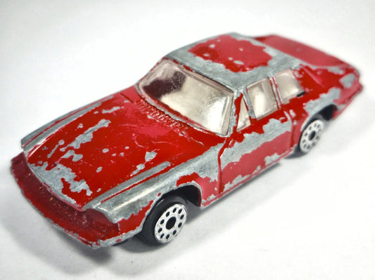 Jak Jaguar XJS, Yatming, Vintage Model Die cast D36 Czerwony 1:64, Resoraki – zdjęcie 2