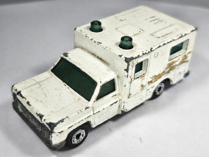 AMBULANCE Superfast Matchbox 1977 Biały 1:57 Made in England – zdjęcie 2