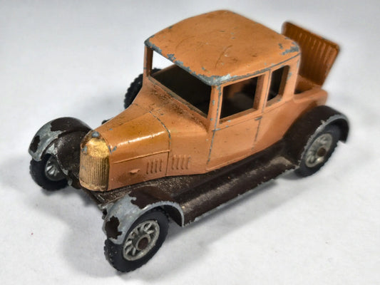 1926 Morris Cowley Bullnose Matchbox '70 Pomarańczowy 1:46 Made in England – zdjęcie 2