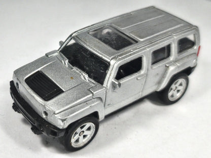 Hummer H2 Welly 1:64 Luzak Srebrny – zdjęcie 2