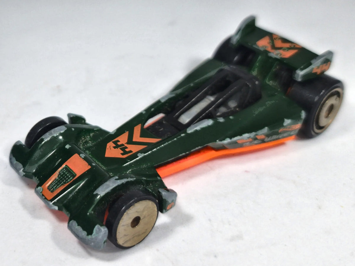 Hot Wired Hot Wheels 2021 Mainline 1:64 Zielony Wyścig – zdjęcie 2