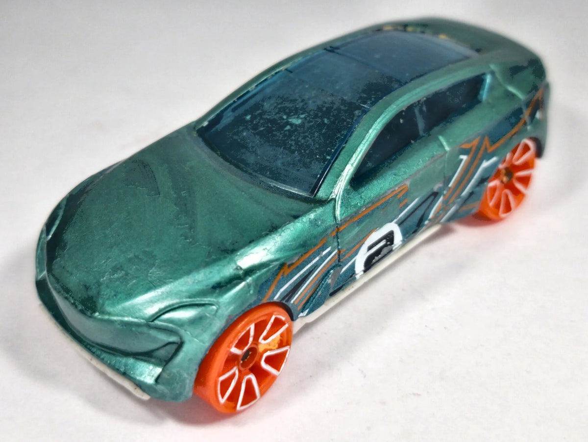 GRAND CROSS, RACE TEAM, Hot Wheels 2022, Die cast HFV85, Zielony, 1:64 – zdjęcie 2