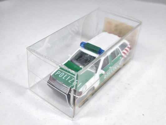 Mercedes 230 TE Polizei Policja Wiking Biały 1:64 Made in West Germany – zdjęcie 2