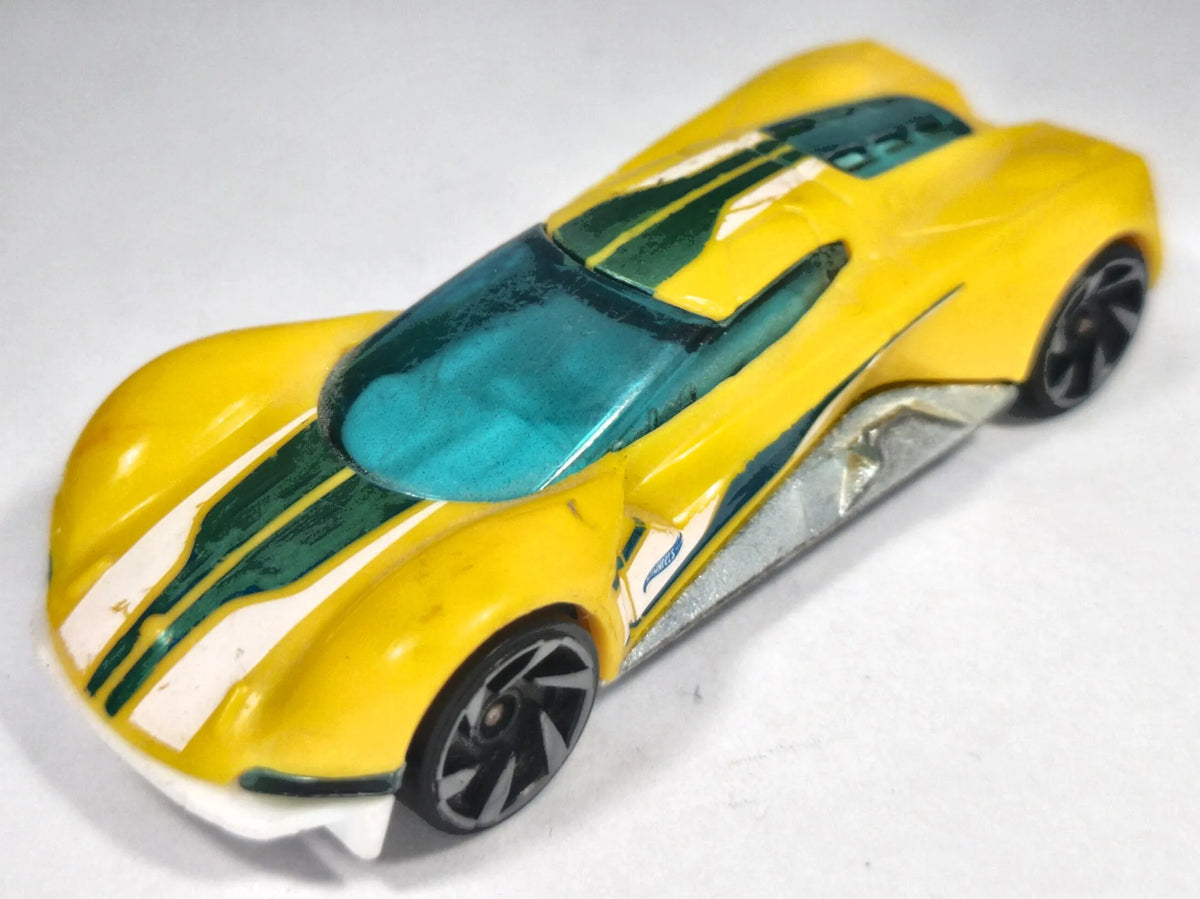 CRESCENDO, Hot Wheels 2016, Die cast DIX04, Żółty, 1:64, Resoraki – zdjęcie 2