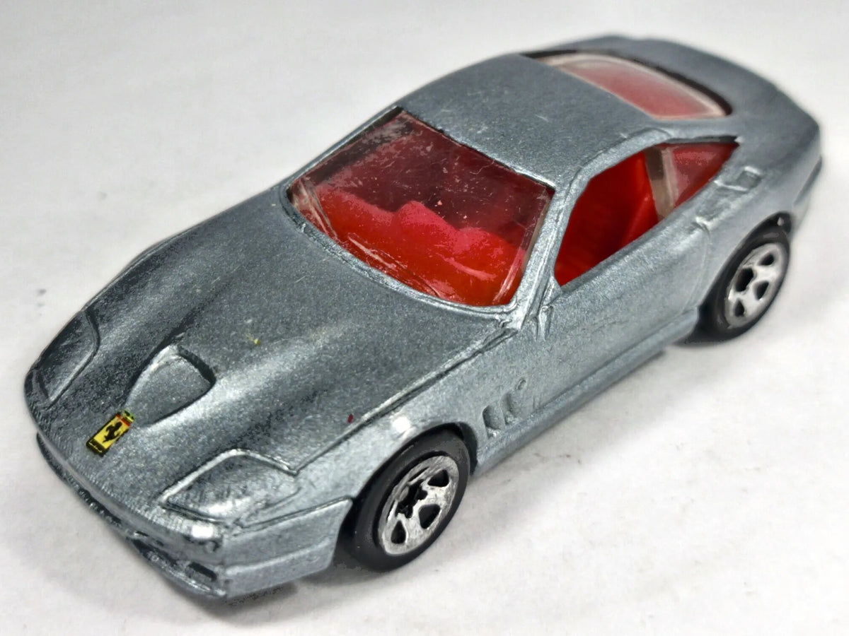 FERRARI 550 MARANELLO Hot Wheels 1999 Srebrny 1:64 – zdjęcie 2