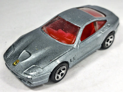 FERRARI 550 MARANELLO Hot Wheels 1999 Srebrny 1:64 – zdjęcie 2