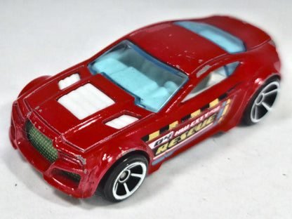 Torque Twister Hot Wheels 2009 HW Racing 1:64 Luzak Czerwony – zdjęcie 2