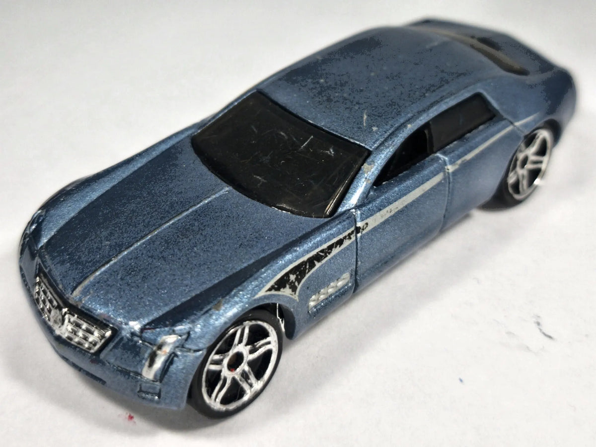 Cadillac V-16 Hot Wheels 2005 Niebieski 1:64 – zdjęcie 2