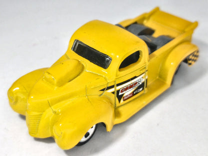 '40 FORD PICKUP, Hot Wheels 2021, Die cast HCV92, Żółty, 1:57, Resoraki – zdjęcie 2