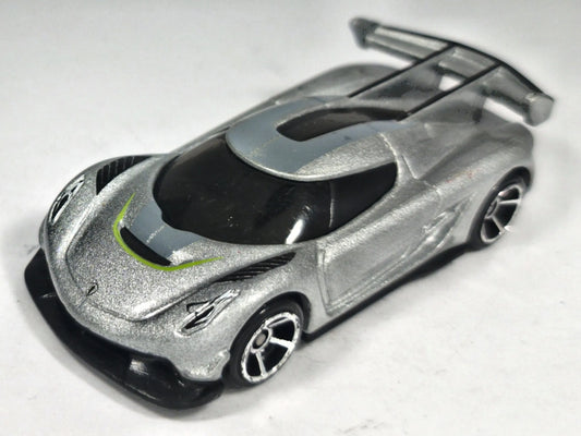 Koenigsegg Jesko Hot Wheels 2020 HW EXOTICS 1:64 Luzak Srebrny – zdjęcie 2