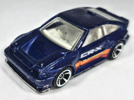 1985 Honda CR-X Hot Wheels 2015 Granatowy 1:55 – zdjęcie 2