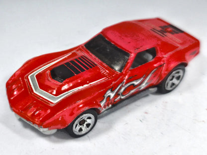 Chevrolet Corvette Stingray Hot Wheels 1974 1:64 Luzak Czerwony – zdjęcie 2