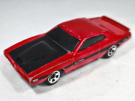 1974 Dodge Charger Hot Wheels First Editions 1:64 Muscle car Luzak Czerwony – zdjęcie 2