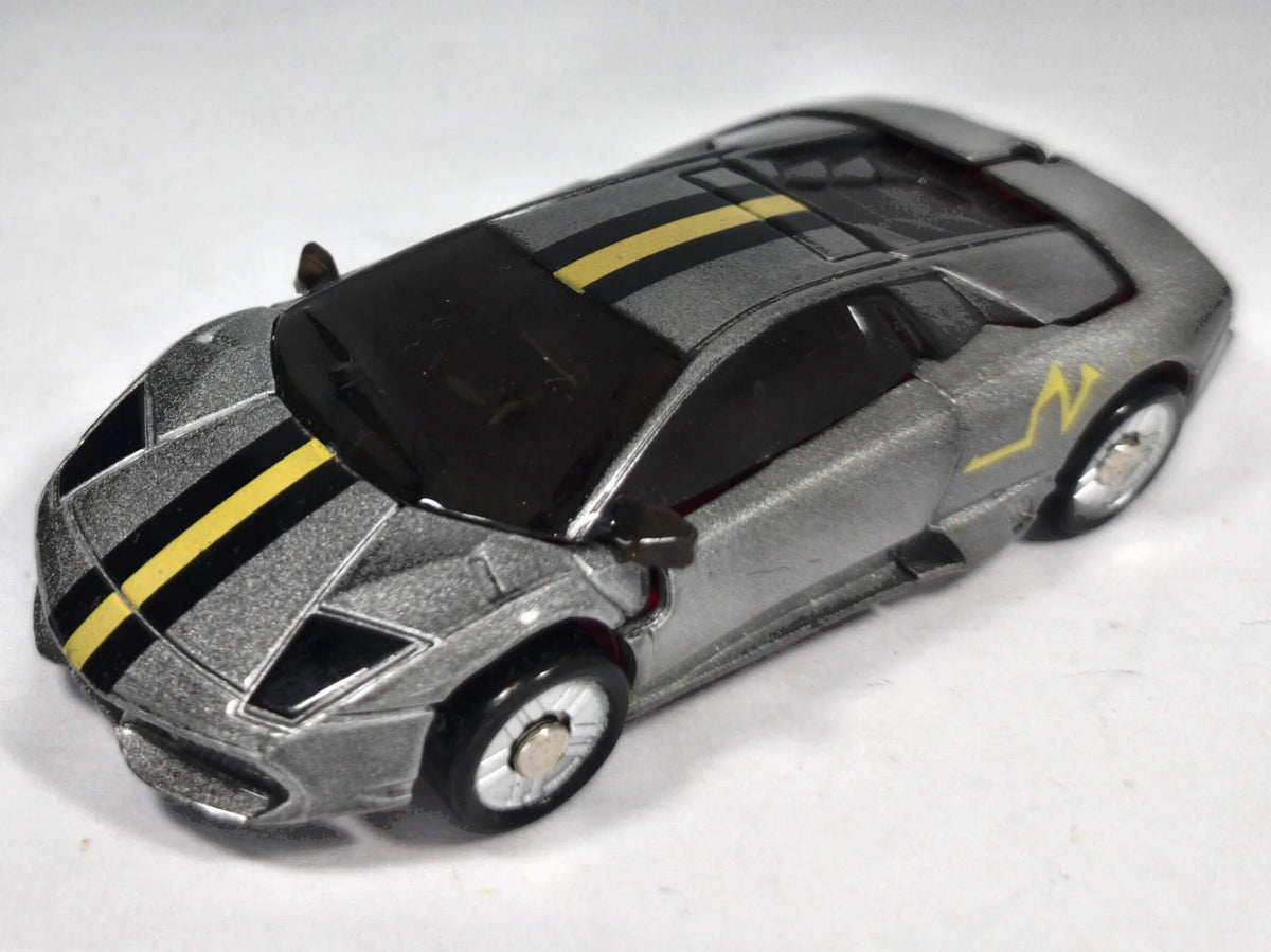 Lamborghini Gallardo Transformers Hasbro Srebrny 1:55 – zdjęcie 2