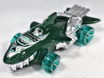 Sharkruiser Hot Wheels 2001 1:64 Luzak Zielony – zdjęcie 2