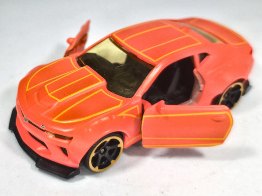 Chevrolet Camaro Ss Majorette 1:60 Coupe Luzak Pomarańczowy Sportowy – zdjęcie 2