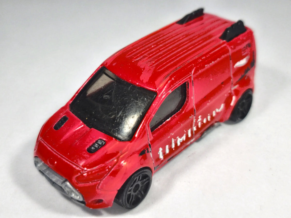 FORD TRANSIT CONNECT, Hot Wheels 2014, Die cast, Czerwony, 1:64, Resoraki – zdjęcie 2