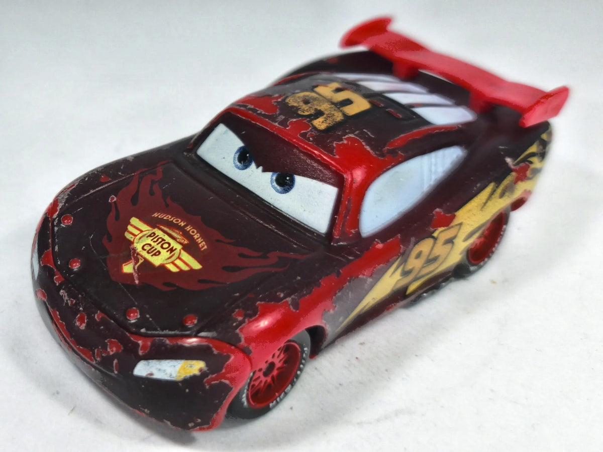 Lightning Mcqueen Disney/Pixar 2011 Cars 1:64 World of Motion Zygzak – zdjęcie 2