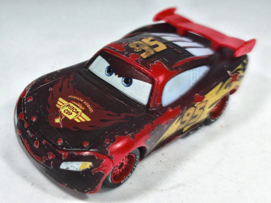 Lightning Mcqueen Disney/Pixar 2011 Cars 1:64 World of Motion Zygzak – zdjęcie 2