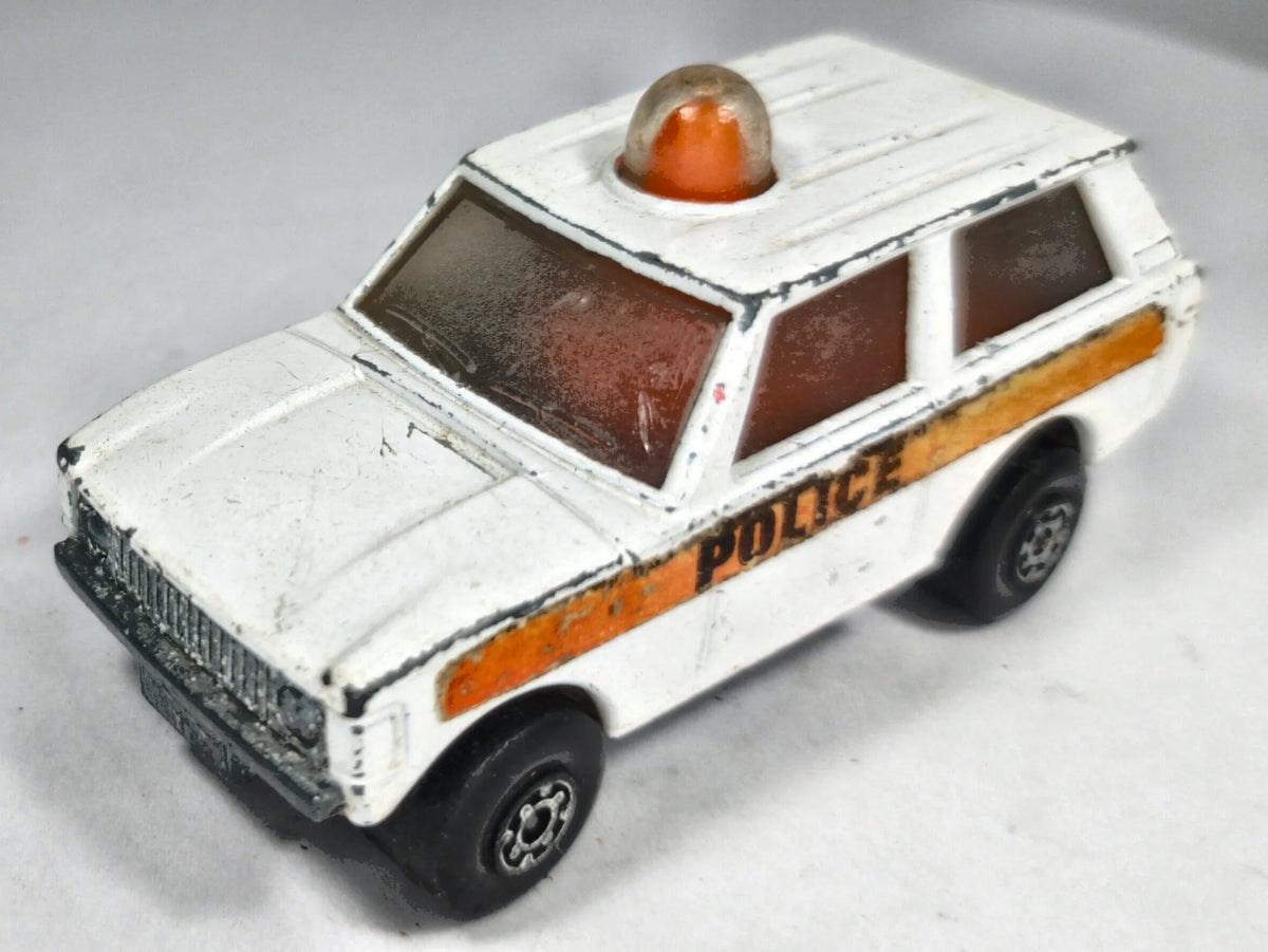 POLICE PATROL RANGE ROVER Rolamatics Matchbox 1975 1:55 Made in England – zdjęcie 2