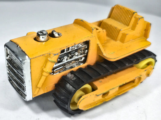 Mały Buldożer Gąsienicowy Tootsie Toy 1:43 Buldożer Żółty Budowa BULLDOZER – zdjęcie 2